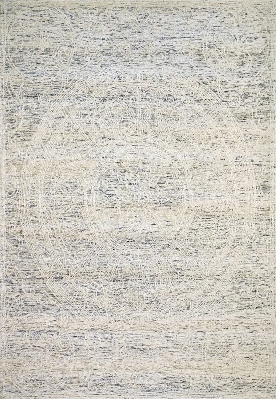 DC691126157 - Dynamic Rugs - DARCY - Ivory Blue Gold 1126-157 - 5' x 8'