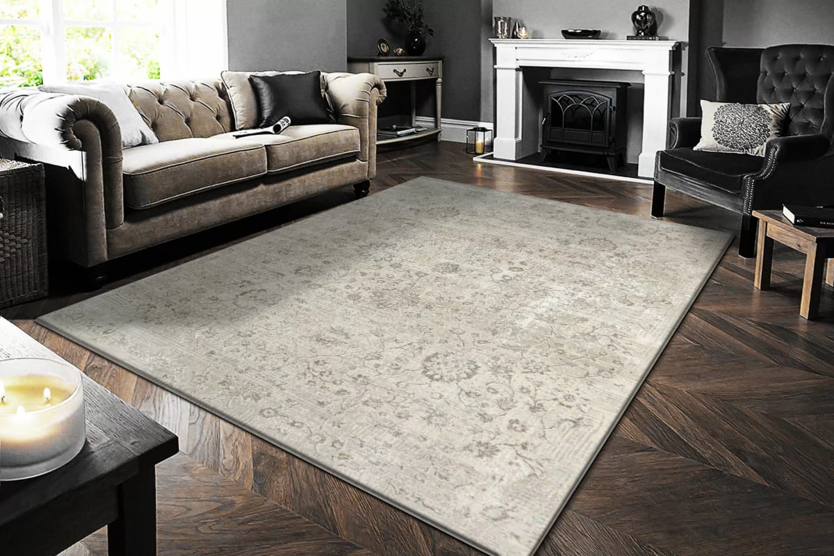 RENAISSANCE - Ivory Grey 3157-190 - Dynamic Rugs - RENAISSANCE - Ivory Grey 3157-190
