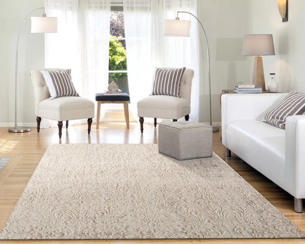 QUARTZ - Ivory Beige 27020-110 - Dynamic Rugs - QUARTZ - Ivory Beige 27020-110