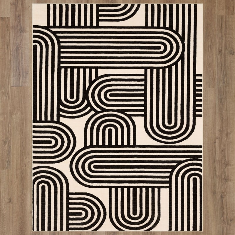 91818-90097-096132 - Scott Living by Karastan - Artisan - Mod Charcoal - 8' X 11'