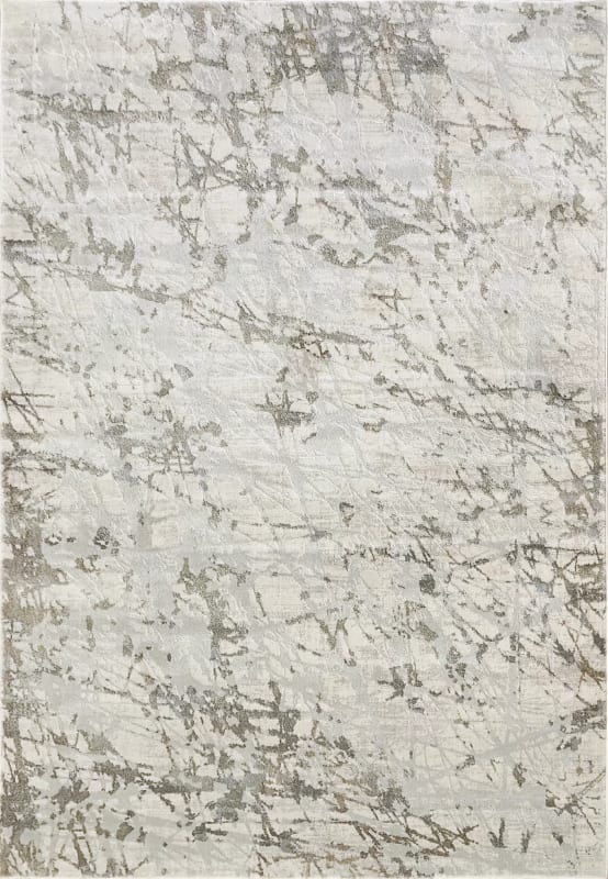 CC243554190 - Dynamic Rugs - CASTILLA - Ivory Grey 3554-190 - 2' x 3.11'