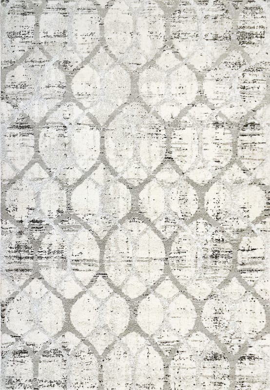 TY9124603109 - Dynamic Rugs - TROYA - Ivory Grey 4603-109 - 7.1' x 10.1'