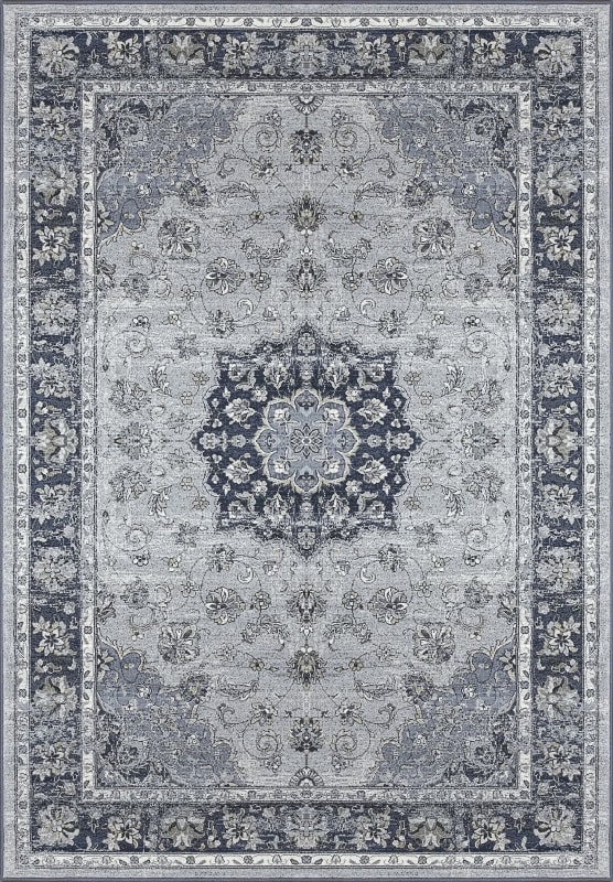 AN912575599686 - Dynamic Rugs - ANCIENT GARDEN - Silver Blue 57559-9686 - 7.1' x 10.1'