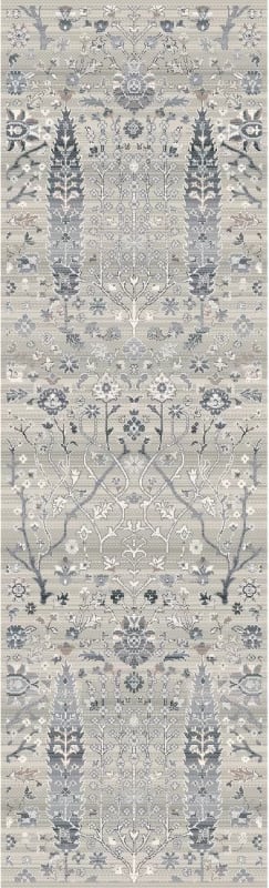 RF284635897 - Dynamic Rugs - REFINE - Taupe Silver Gold 4635-897 - 2.2' x 7.7'