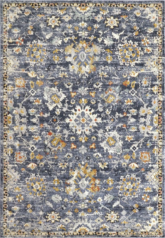 MB694092599 - Dynamic Rugs - MABEL - Navy Multi 4092-599 - 5.2' x 7'