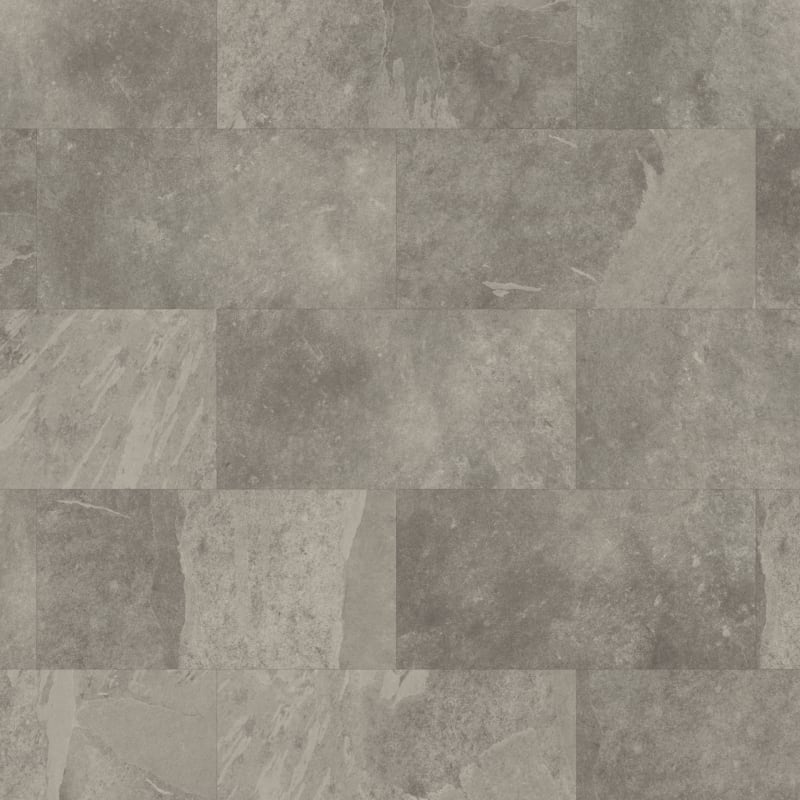 SCB-ST16-G - Karndean - Knight Tile Rigid Core 12 x 18 - Grey Riven Slate