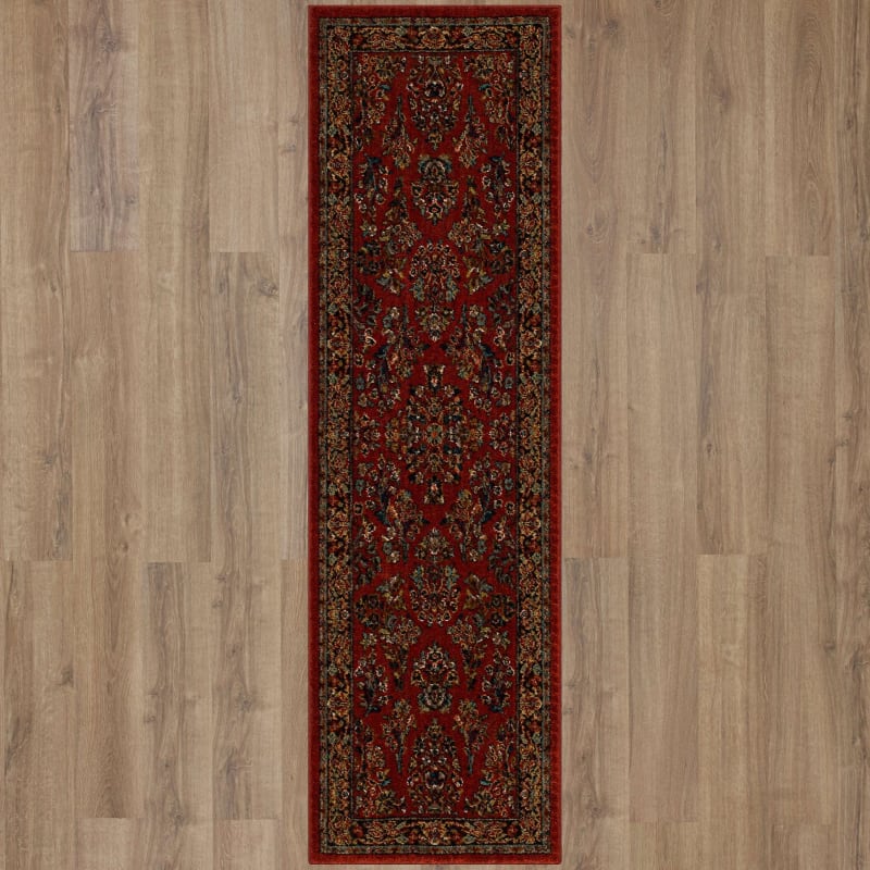 91648-30048-028094 - Karastan - Spice Market - Berdan Garnet - 2' 4" X 7' 10"
