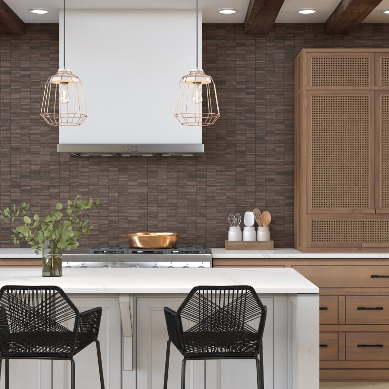 AR0813MS1P2 - Daltile - Articulo - Story Brown - 1 x 3 - Mosaic - Matte
