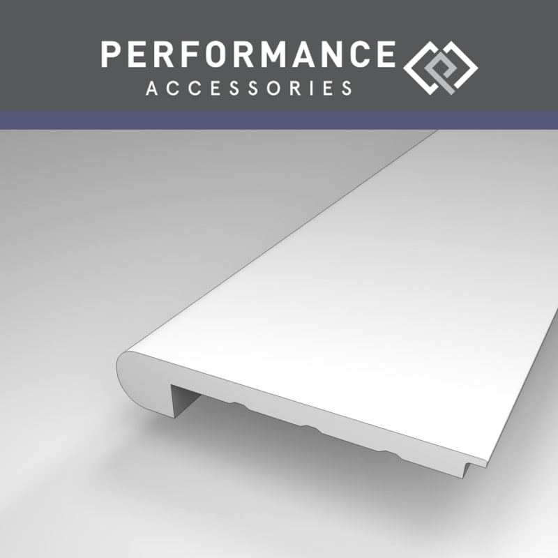 MFSNB-06671 Graphite - Mohawk's Performance Accessories - Flush Stair Nose 10mm - MFSNB-06671 Graphite