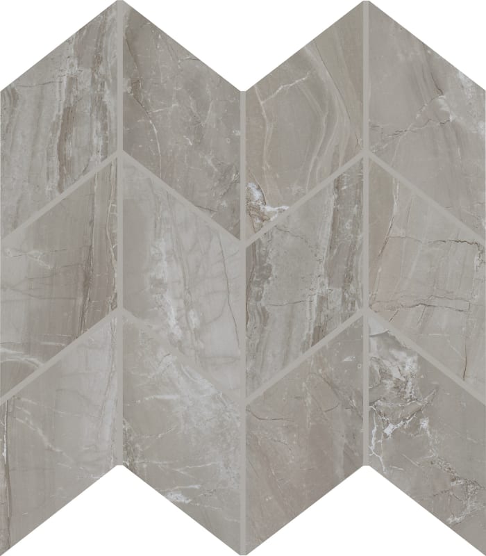 FM1436CHEVMS1L2 - Daltile - Famed - Fortune - 3 x 6 - Chevron Mosaic - Polished