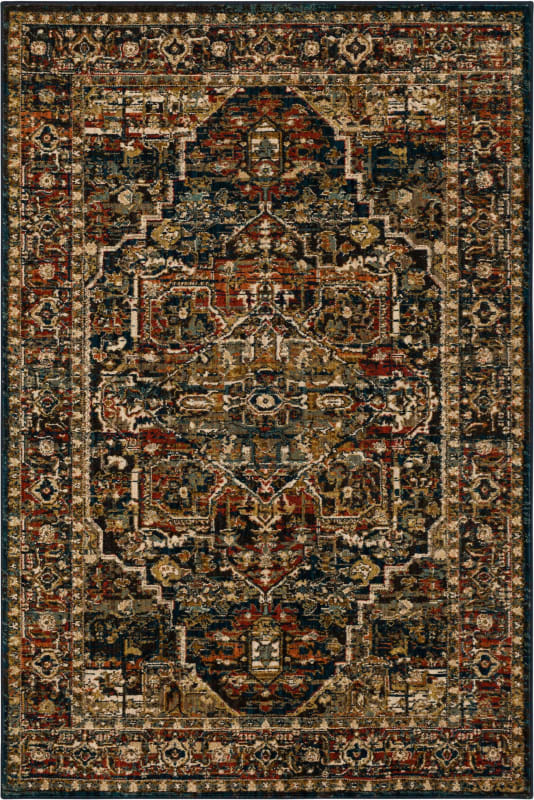 90807-50130-096132 - Karastan - Spice Market - Alcantara Sapphire - 8' X 11'