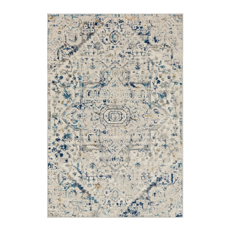 IEAGA-506-072108 - Mohawk Home - Cleo - Ashburn Blue - 6' X 9'