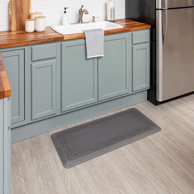 Tempur-Pedic Ultra Comfort - Autumn Scroll Pewter M533-TMULC - Mohawk Home - Tempur-Pedic Ultra Comfort - Autumn Scroll Pewter M533