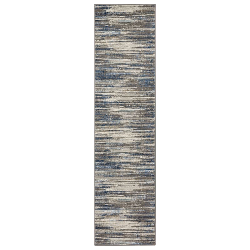 Cleo - Bell Place Grey Dark Blue IEBER-9555 swatch