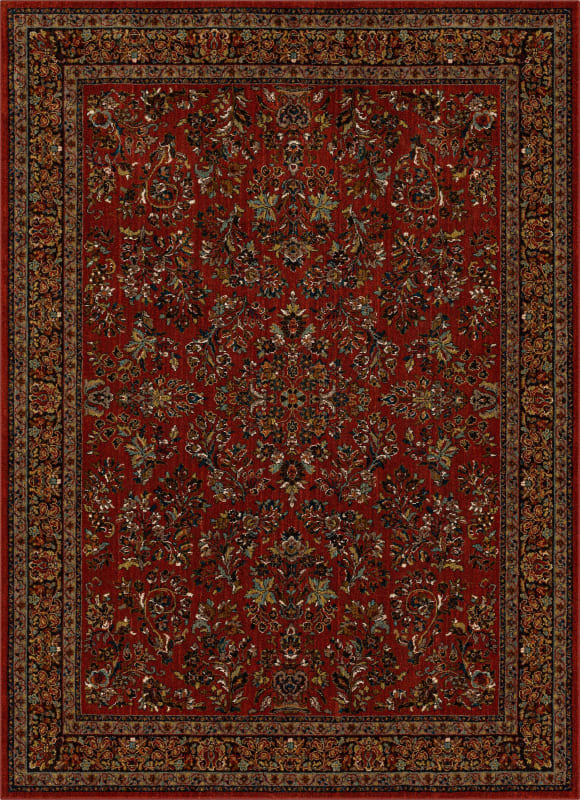 91648-30048-096132 - Karastan - Spice Market - Berdan Garnet - 8' X 11'