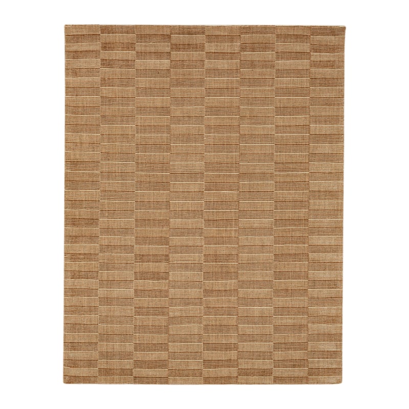 R1091-640-108144 - Karastan - Bobby Berk Broken Stripe - Broken Stripe Sienna - 9' X 12'