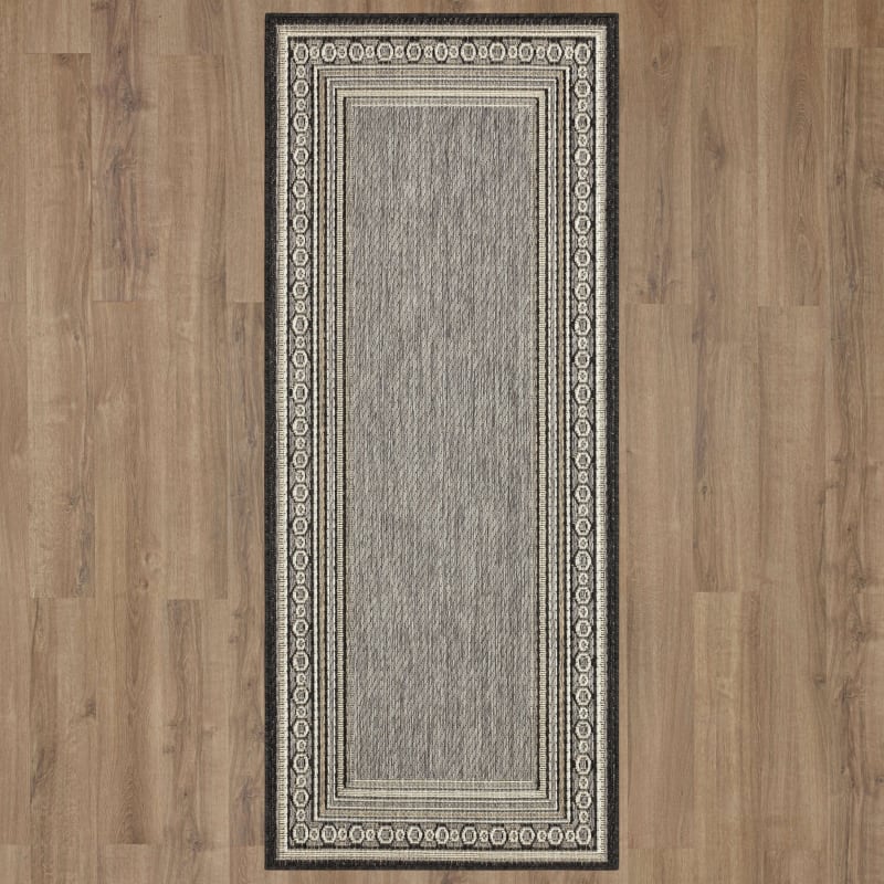 MH Outdoor - Chain Border Charcoal 92310-E307 swatch