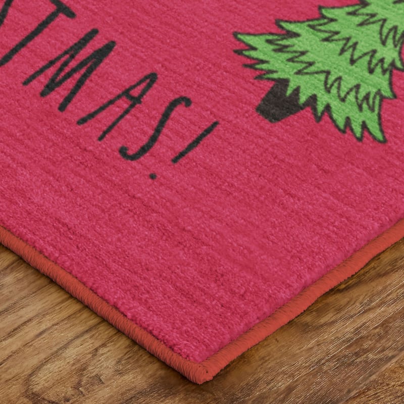 Prismatic - Christmas Trees Red ZW027-A400 - Mohawk Home - Prismatic - Christmas Trees Red ZW027