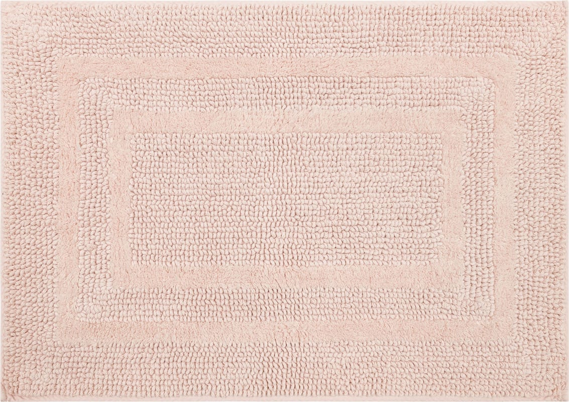 N6474-9236-021034 - Mohawk Home - Boardwalk Bath - Cotton Reversible Blush - 1' 9" X 2' 10"