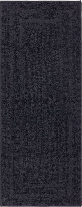 N6474-9960-024060 - Mohawk Home - Boardwalk Bath - Cotton Reversible Charcoal - 2' X 5'