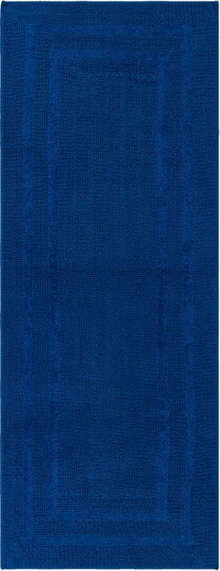 N6474-9548-024060 - Mohawk Home - Boardwalk Bath - Cotton Reversible Fiesta Cobalt - 2' X 5'