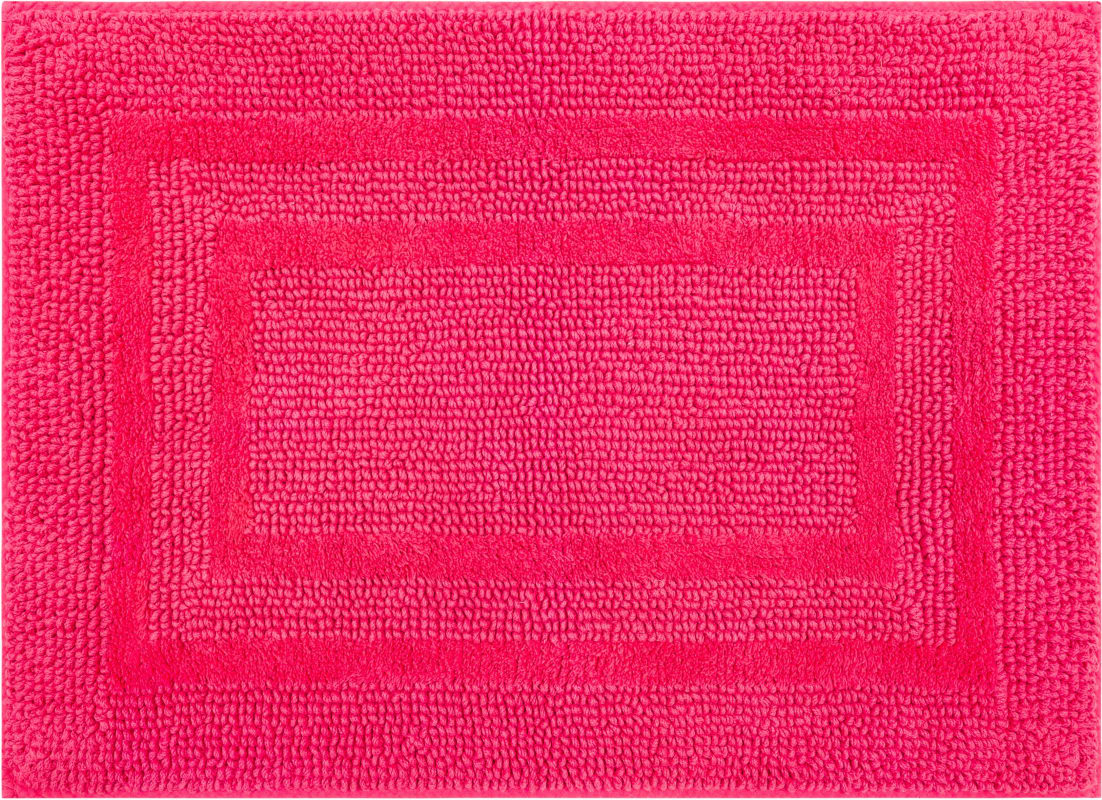 N6474-9201-021034 - Mohawk Home - Boardwalk Bath - Cotton Reversible Fiesta Pink - 1' 9" X 2' 10"