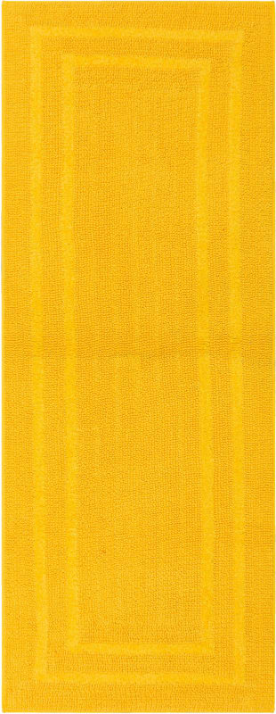 N6474-9320-024060 - Mohawk Home - Boardwalk Bath - Cotton Reversible Fiesta Yellow - 2' X 5'