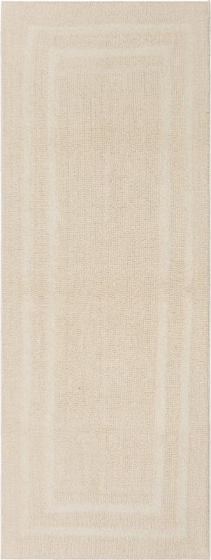 N6474-9600-024060 - Mohawk Home - Boardwalk Bath - Cotton Reversible Natural - 2' X 5'