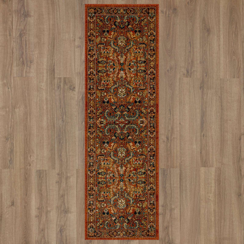 IE335-30048-030120 - Mohawk Home - Heirloom - Covert Red - 2' 6" X 10'