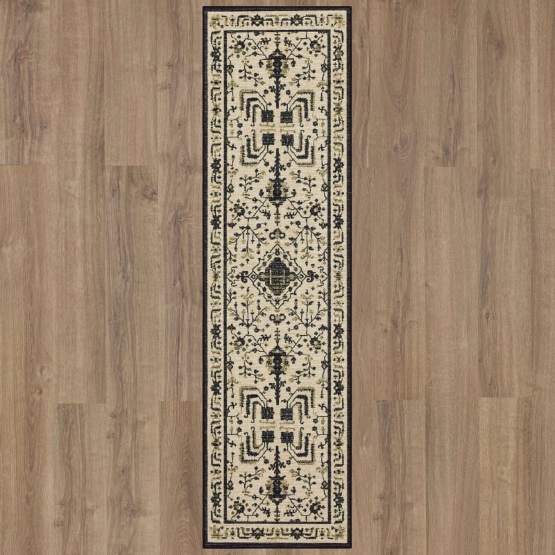 ZL015-A402-024084 - Mohawk Home - Carousel - Daran Black - 2' X 7'