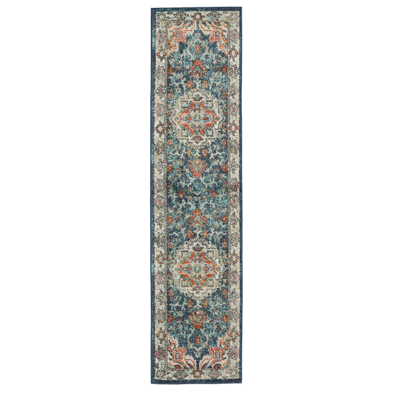 IE303-103-023120 - Mohawk Home - Whimsy - Decker Blue - 1' 11" X 10'