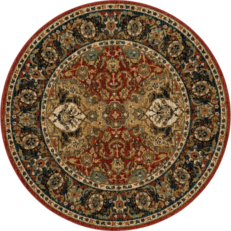 90938-30048-R096 - Karastan - Spice Market - Dhahar Garnet - 8' ROUND