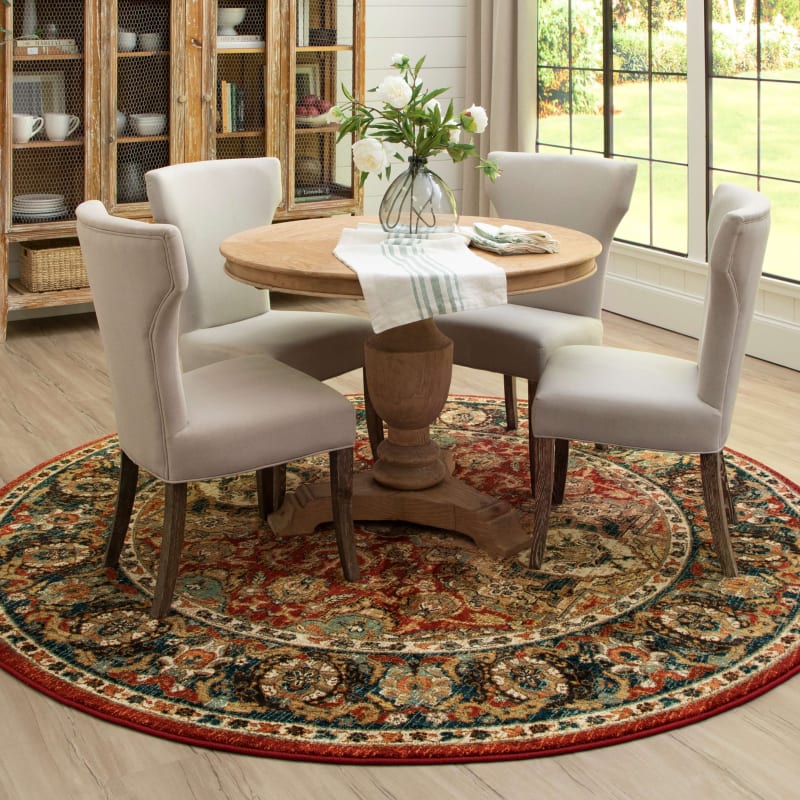 90938-30048-R096 - Karastan - Spice Market - Dhahar Garnet - 8' ROUND