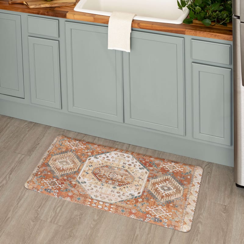 Dri-Pro Deluxe Cushion Mat - Desperado Terracotta F003-19309 - Mohawk Home - Dri-Pro Deluxe Cushion Mat - Desperado Terracotta F003