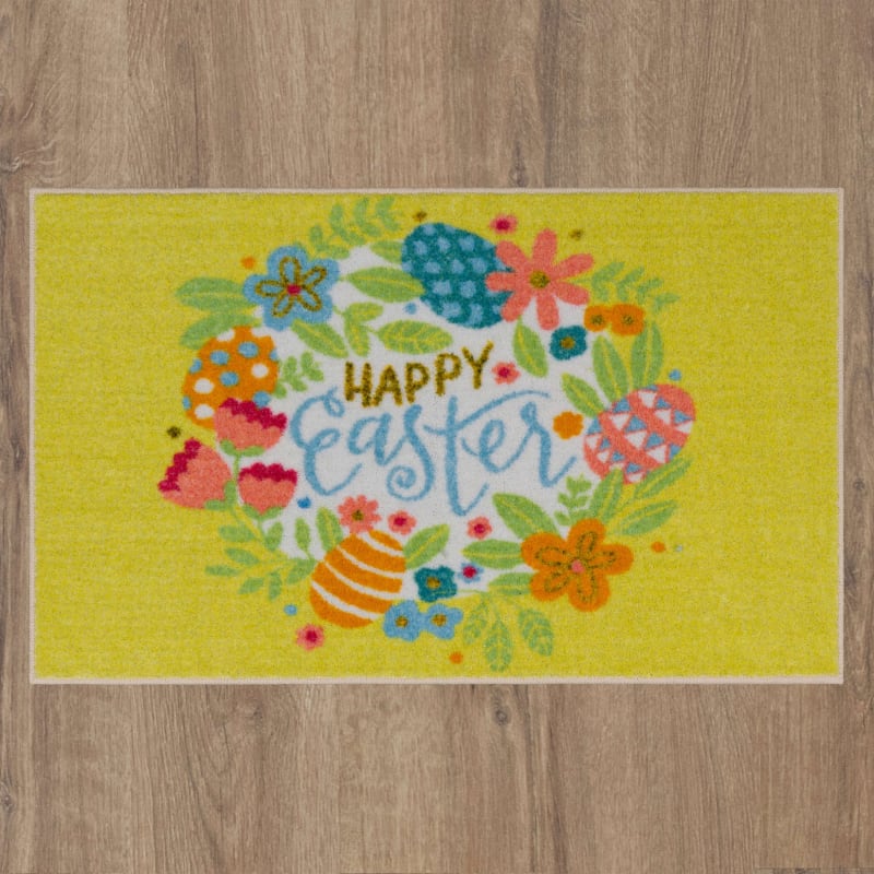 Prismatic - Easter Wreath Multi ZW066-A416 - Mohawk Home - Prismatic - Easter Wreath Multi ZW066