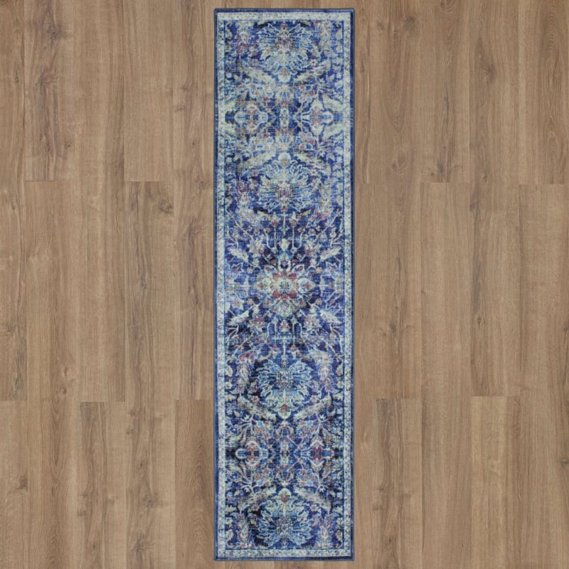 Z0124-A404-030120 - Mohawk Home - Prismatic - Elizabeth Medium Blue - 2' 6" X 10'