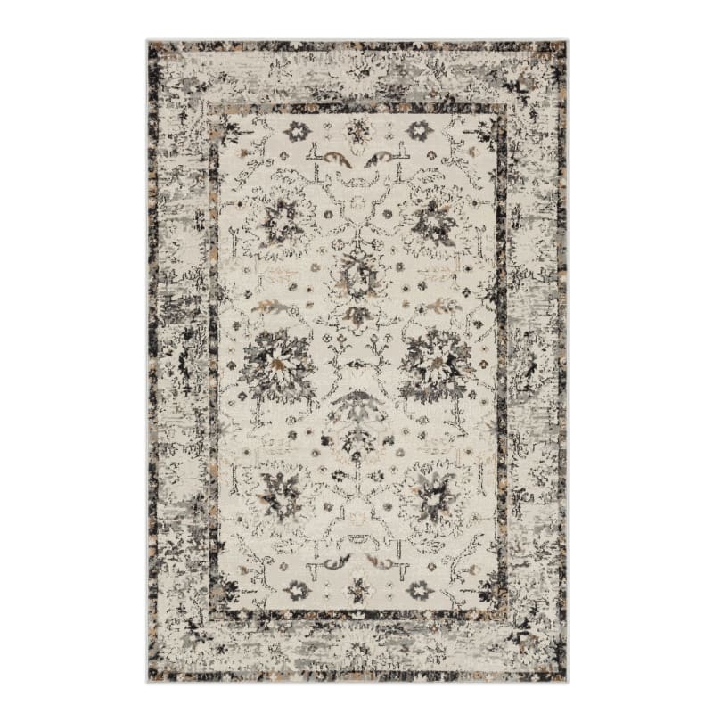 IEFEN-3044-063096 - Mohawk Home - Cleo - Evesham Light Grey - 5' 3" X 8'