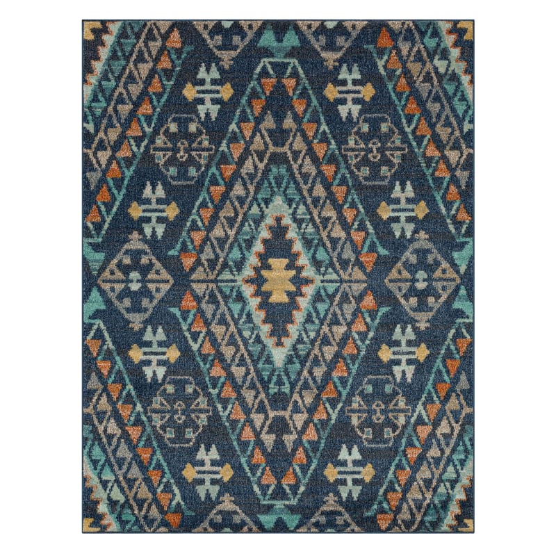 IE305-103-047072 - Mohawk Home - Whimsy - Firwood Blue - 3'11" X 6'