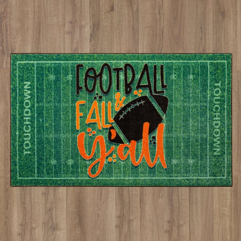 Prismatic - Football &amp; Fall Yall Green ZW211-A414 - Mohawk Home - Prismatic - Football & Fall Yall Green ZW211