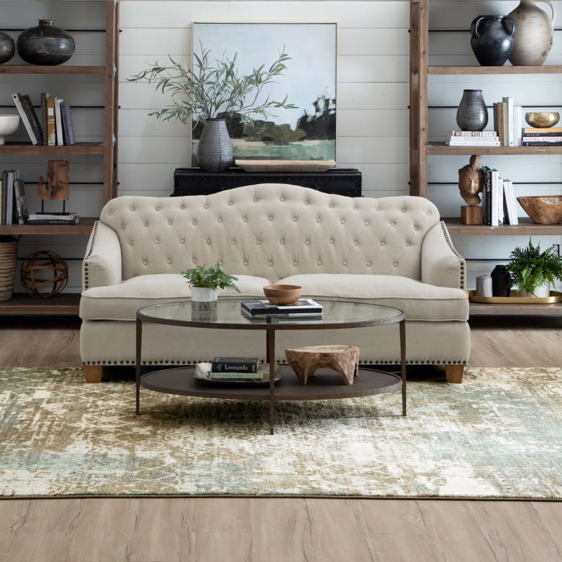 91816-90075-096132 - Scott Living by Karastan - Artisan - Frotage Willow Grey - 8' X 11'