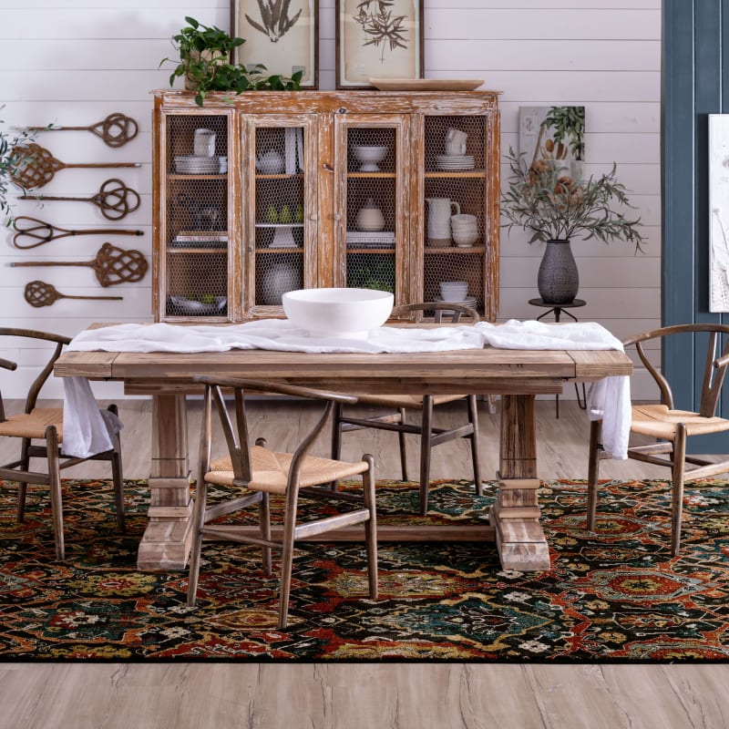92371-90097-096132 - Karastan - Spice Market - Glenmore Charcoal - 8' X 11'