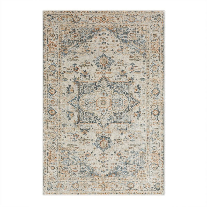 IEGAT-238-063096 - Mohawk Home - Amada - Hartley Cream - 5' 3" X 8'