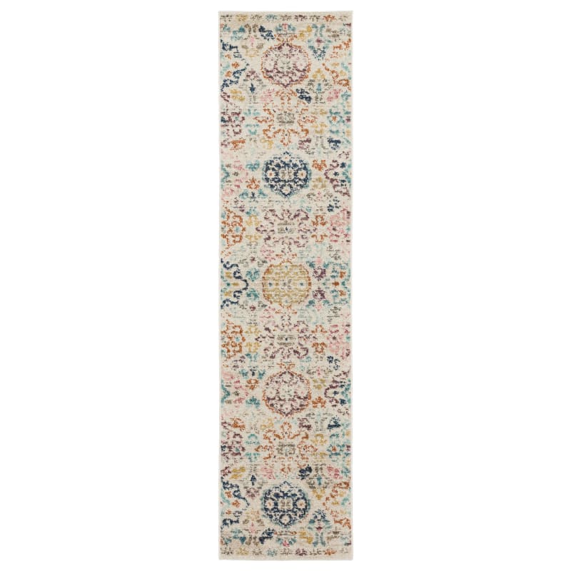 IE307-416-023096 - Mohawk Home - Whimsy - Hill Gardens Multi - 1' 11" X 8'