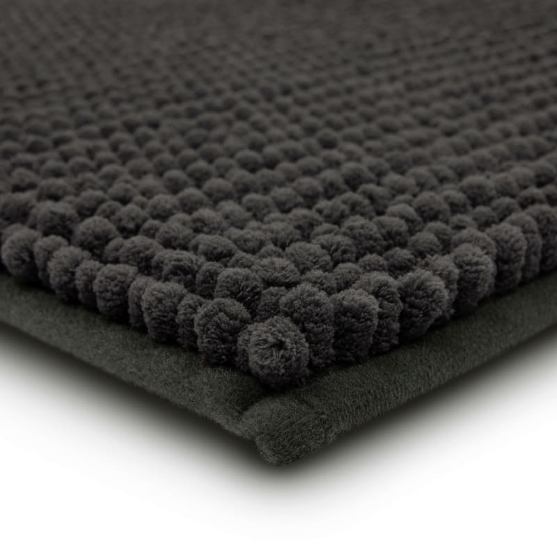 N6480-9960-020034 - Mohawk Home - Island Life Bath - Homespun Noodle Charcoal - 1' 8" X 2' 10"