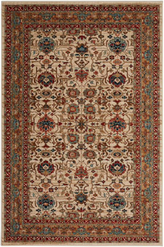 90936-70038-063094 - Karastan - Spice Market - Keralam Cream - 5' 3" X 7' 10"