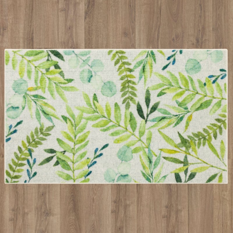 ZW192-A412-024040 - Mohawk Home - Prismatic - Leaf Fronds Natural - 2' X 3' 4"