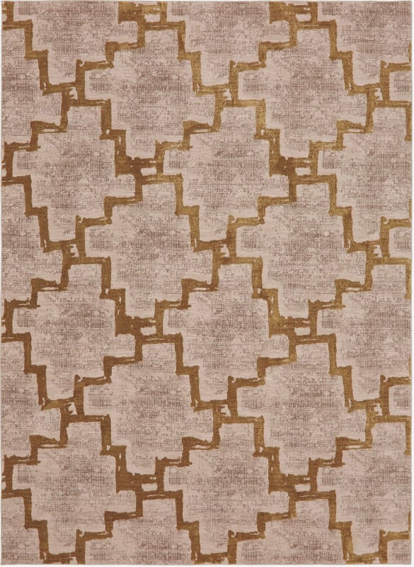 92310-E307-120156 - Mohawk Home - MH Outdoor - Chain Border Charcoal - 10' X 13'