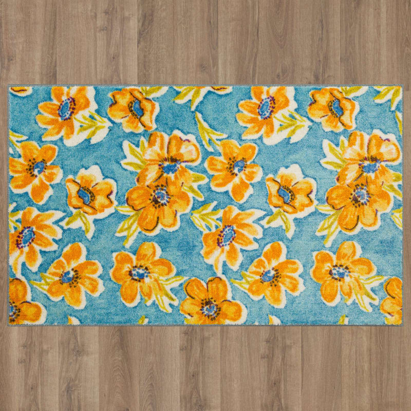 Prismatic - Orange Blossom Blue ZW193-A439 - Mohawk Home - Prismatic - Orange Blossom Blue ZW193