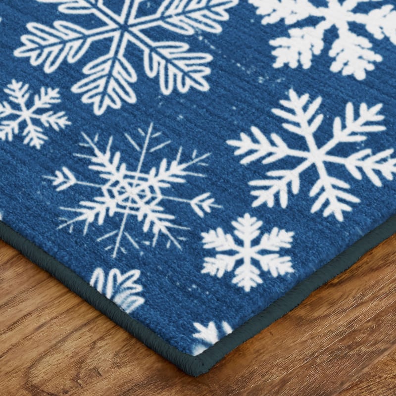 Prismatic - Snowflakes Blue ZW052-A439 - Mohawk Home - Prismatic - Snowflakes Blue ZW052