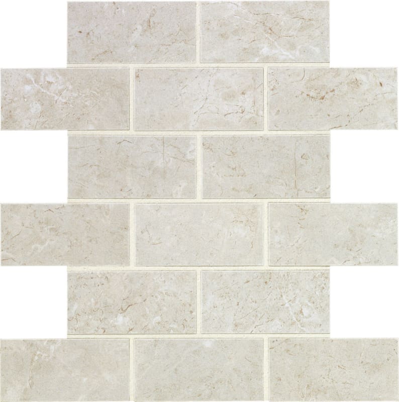 FL0824BJPMS1P2 - Daltile - Florentine - Argento - 2 x 4 - Brick Joint Mosaic
